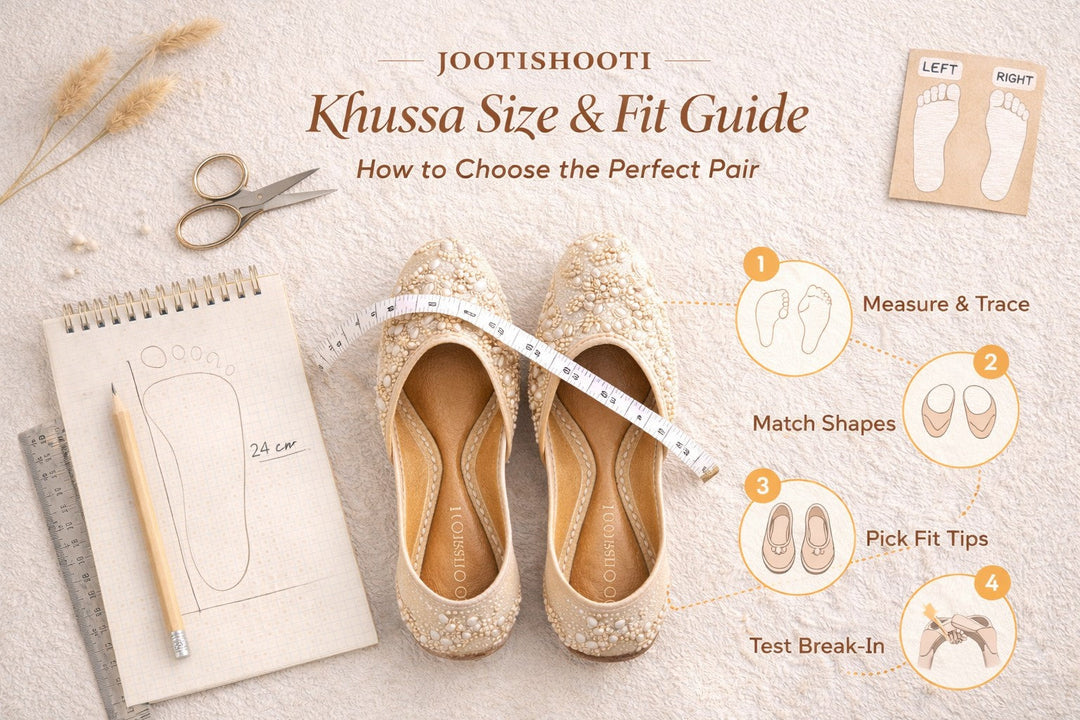 Khussa Size and Fit Guide: How to Choose the Perfect Pair