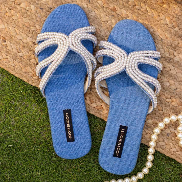 Nelly Pearl Slides - Jooti Shooti
