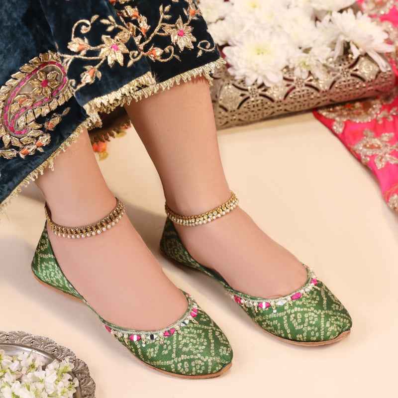 Bandhani Emerald