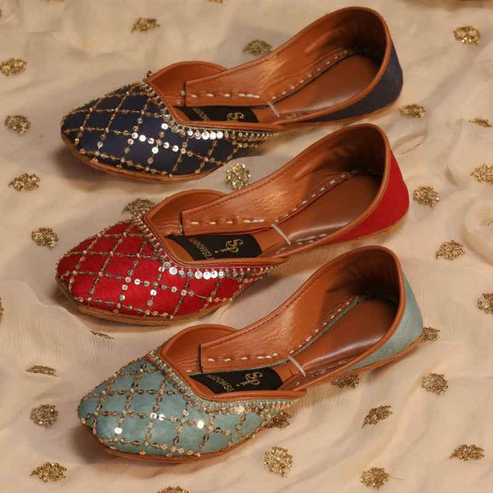 Shimmer Jaal Midnight Navy