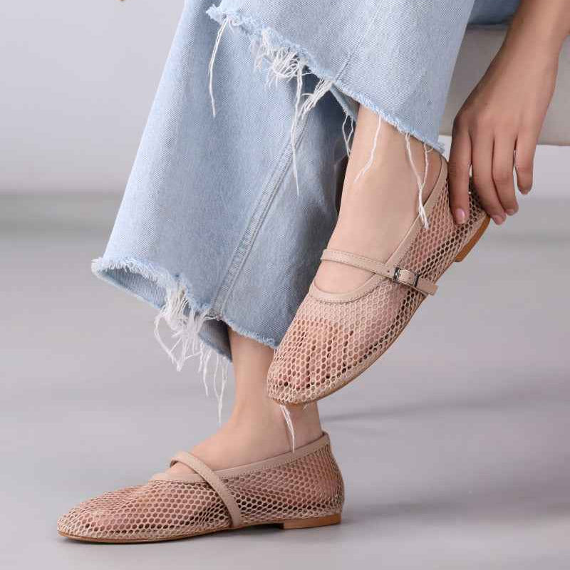 Sand Breeze Mesh Mary Jane