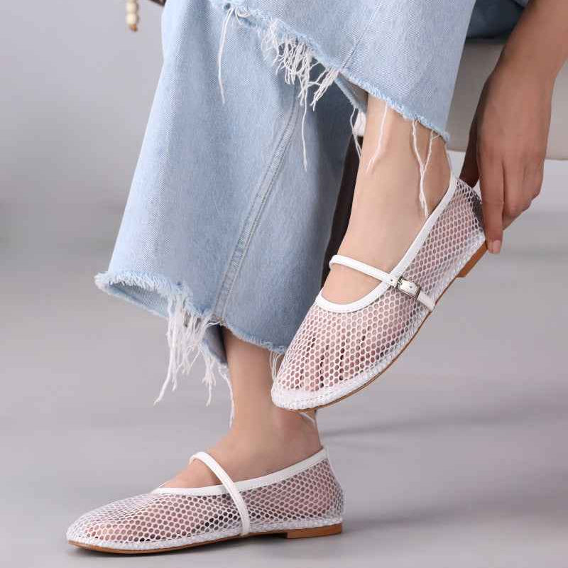 Snow Breeze Mesh Mary Jane
