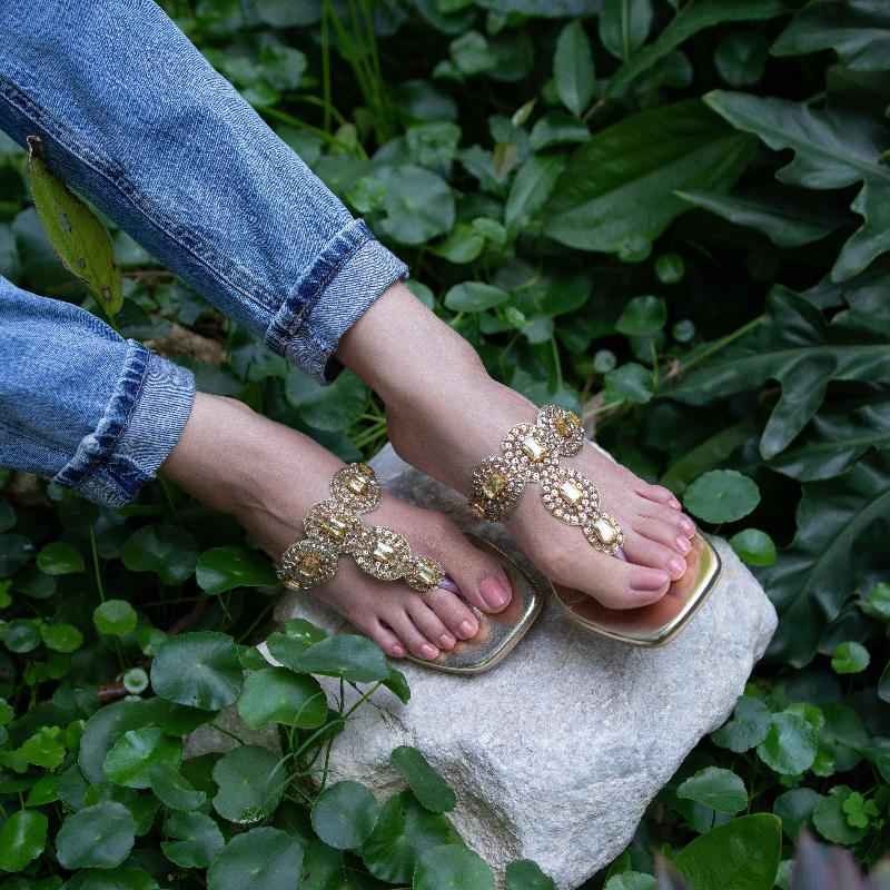 Selena Gold Heels - Jooti Shooti