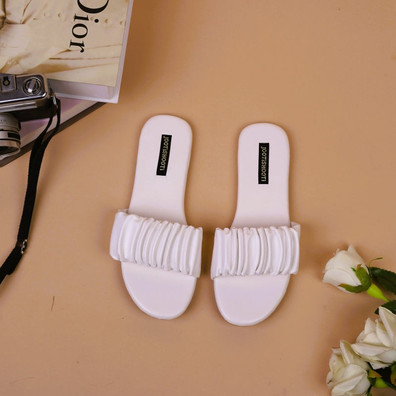 Scrunch It Up White
