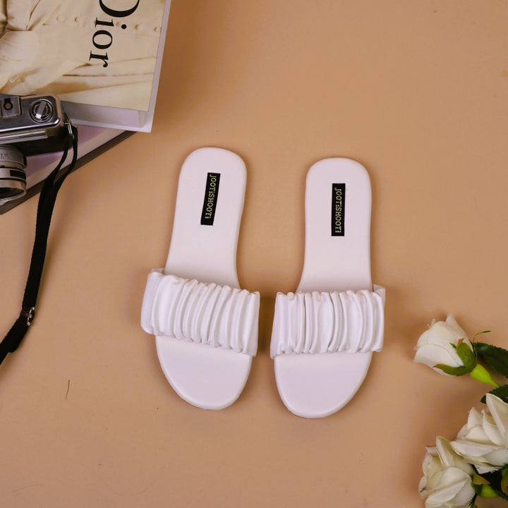 Scrunch It Up White