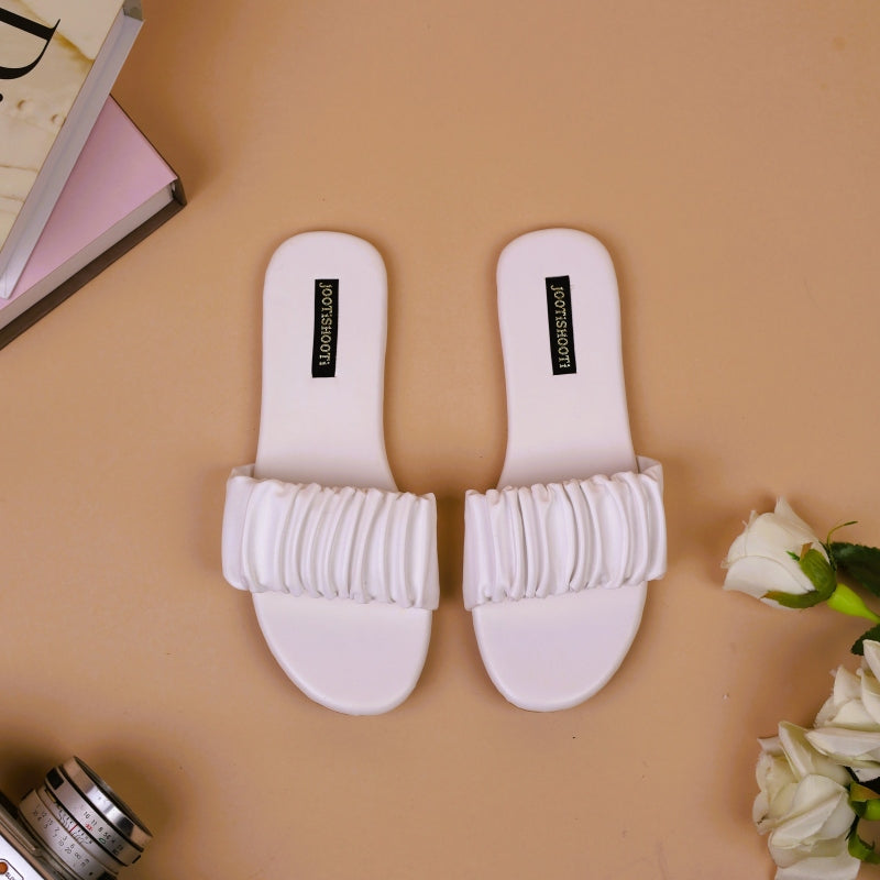 Scrunch It Up White