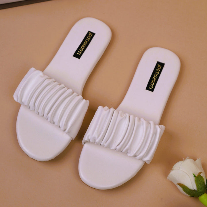 Scrunch It Up White