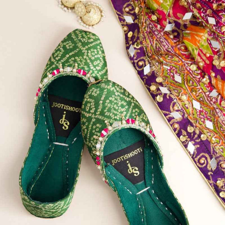 Bandhani Emerald
