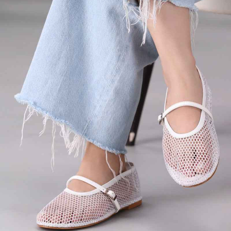 Snow Breeze Mesh Mary Jane