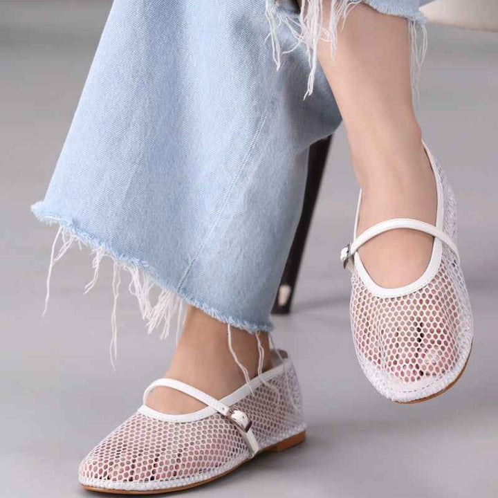 Snow Breeze Mesh Mary Jane