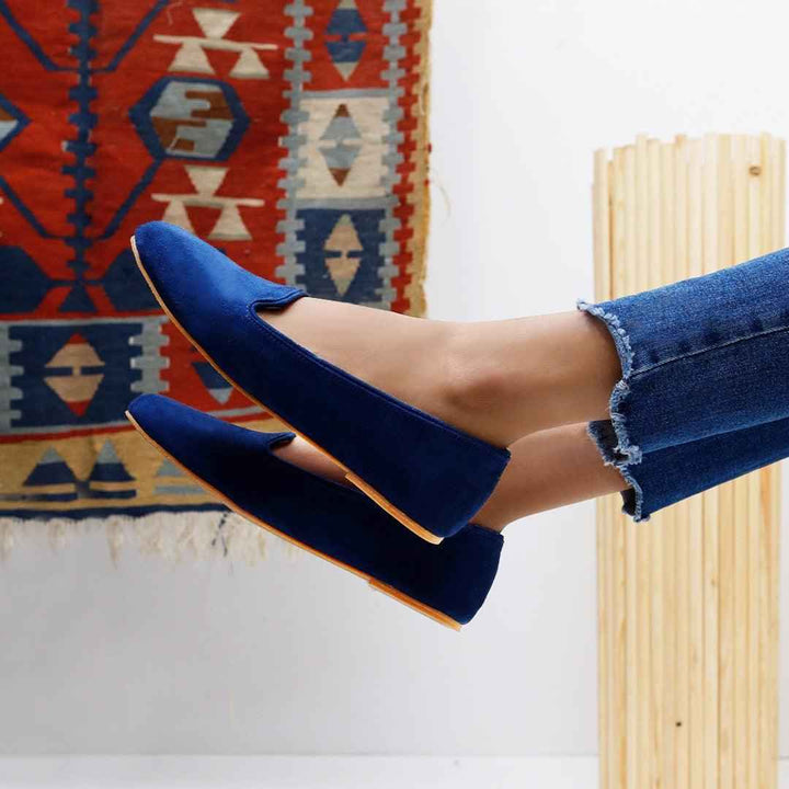 Navy Blue Loafers - Jooti Shooti
