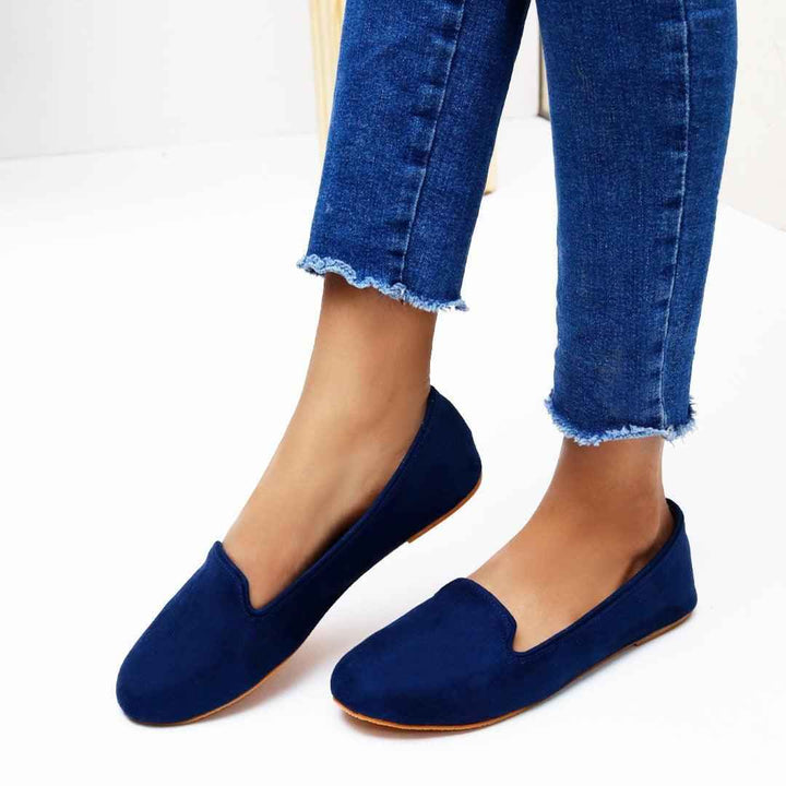 Navy Blue Loafers - Jooti Shooti