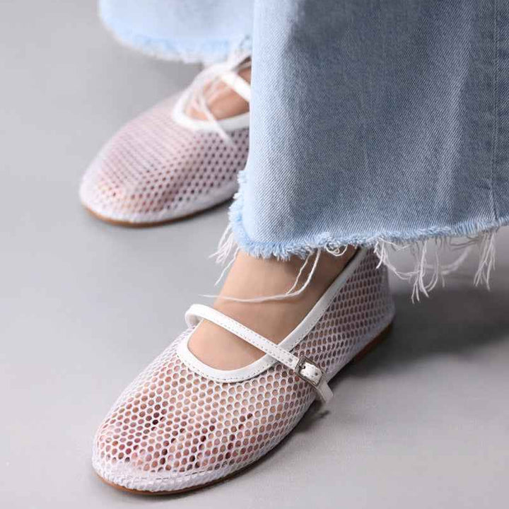 Snow Breeze Mesh Mary Jane