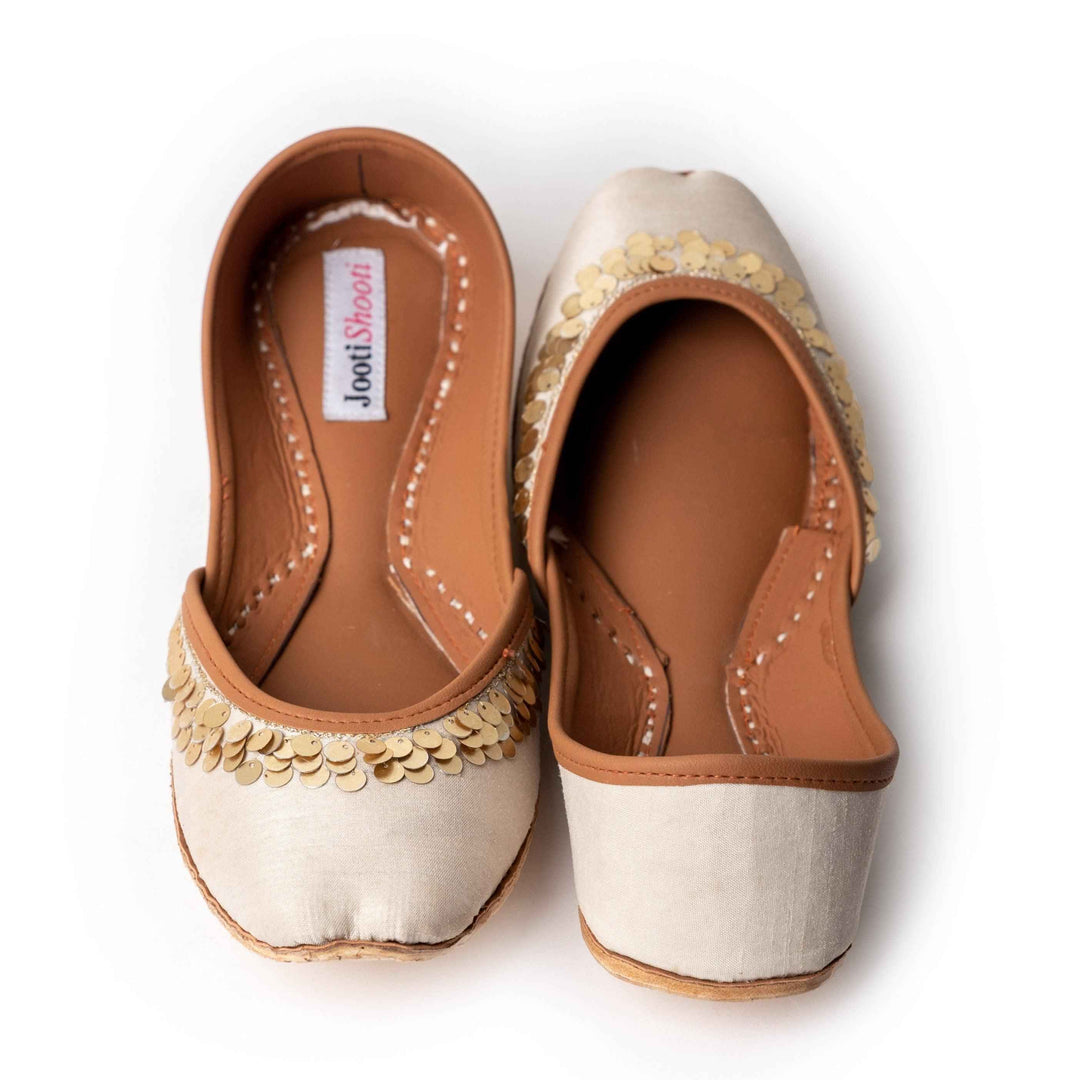 Penny In Ivory White - Jooti Shooti