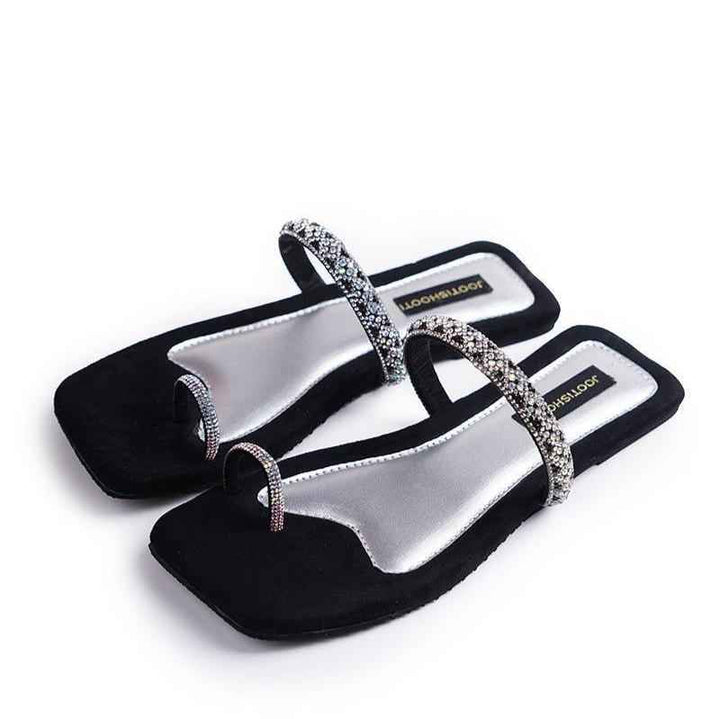 Cosmo Diamanté Slides - Jooti Shooti