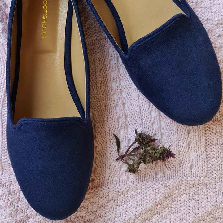 Navy Blue Loafers - Jooti Shooti