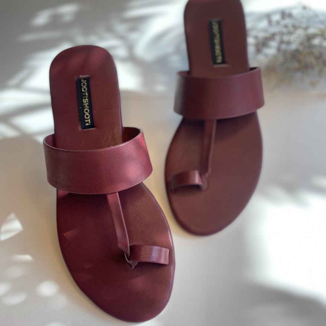 Cyra Kolha Maroon - Jooti Shooti