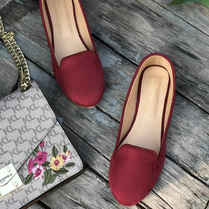 Ruby Red Loafers - Jooti Shooti